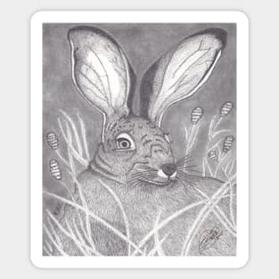 Hare Sticker